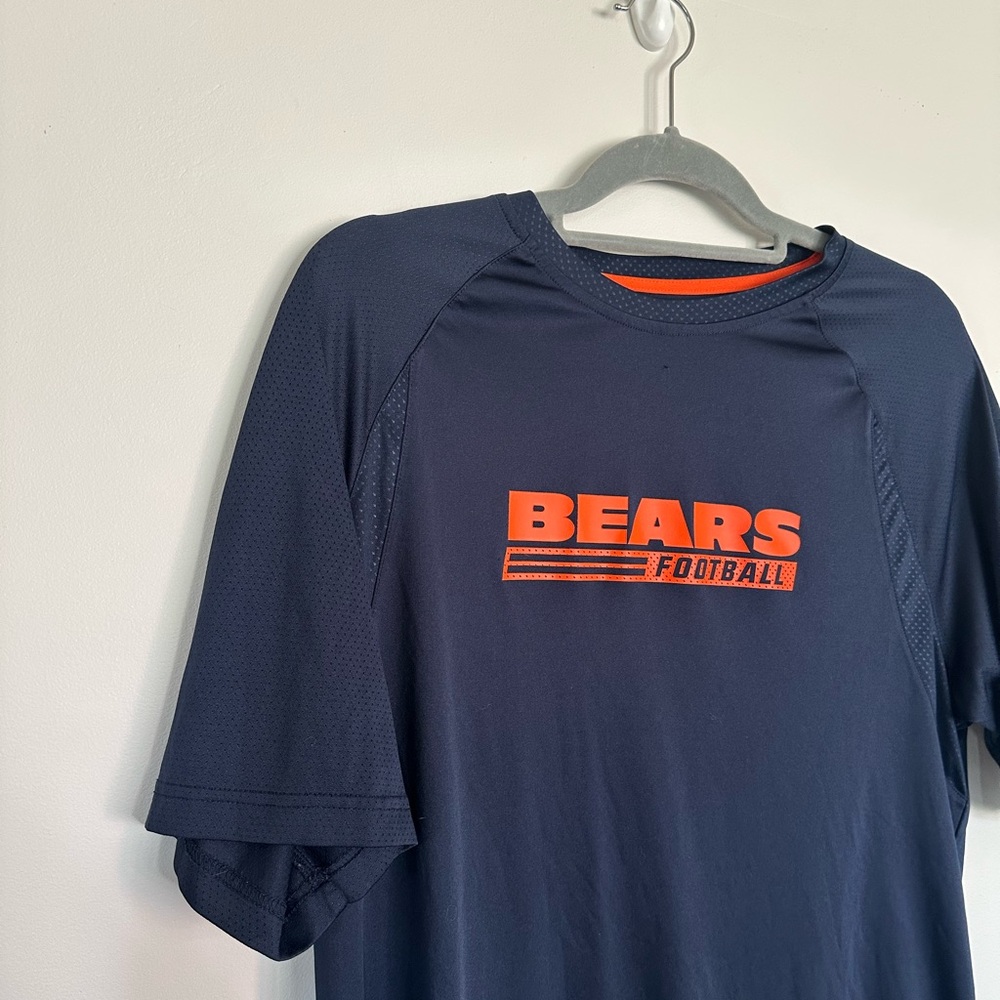 NFL Bears Football Dri-Tek Shirt - Men’s Medium - Navy Blue - Picture 2 of 5